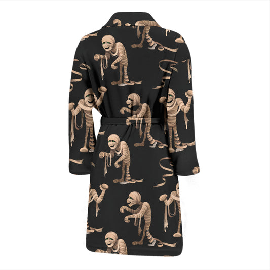 Mummy Print Design LKS302 Men Bathrobe