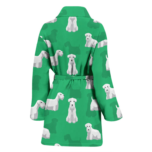 Sealyham Terriers Print Design LKS301 Women Bathrobe