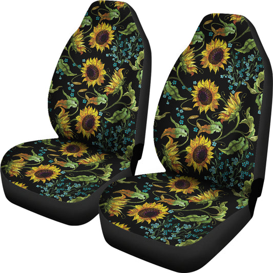 Sunflower Print Design LKS308 Car Seat Covers