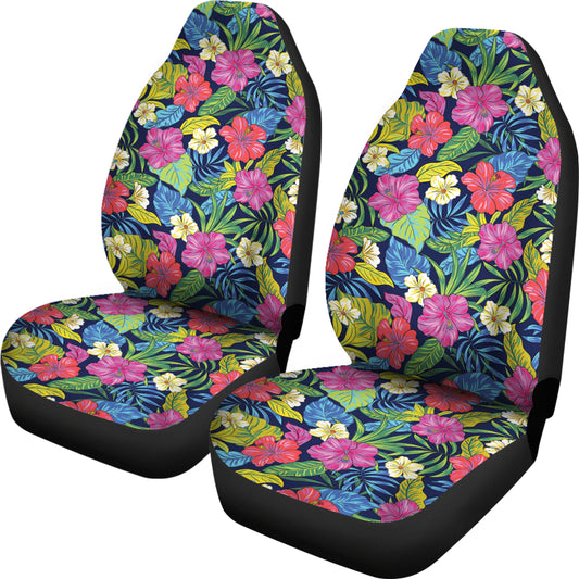Hibiscus Print Design LKS3010 Car Seat Covers