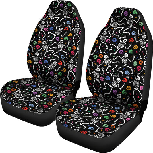 Skeleton Print Design LKS307 Car Seat Covers