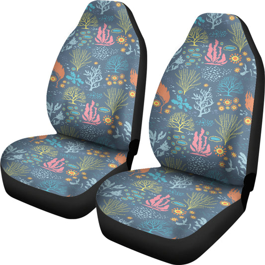 Seaweed Print Design LKS304 Car Seat Covers