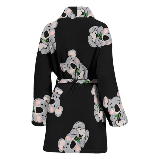 Koala Pattern Print Design 05 Women Bathrobe