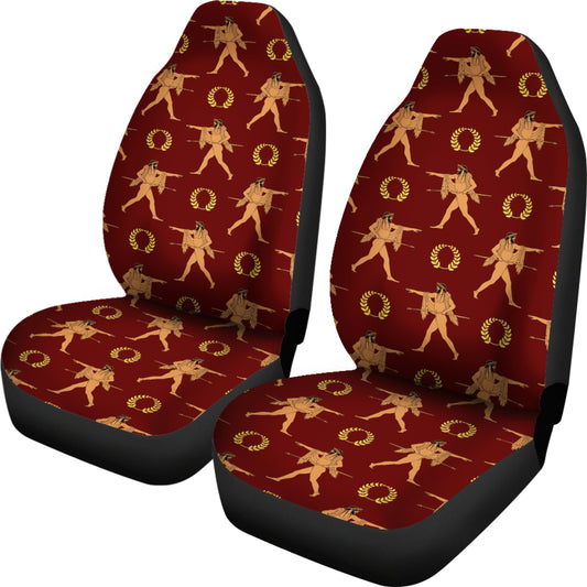 Ancient Greek Print Design LKS307 Car Seat Covers