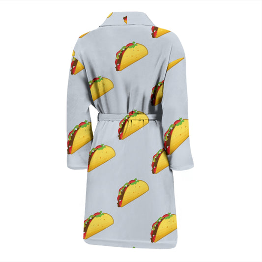 Taco Print Design LKS304 Men Bathrobe
