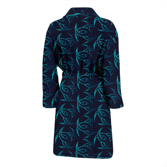 Vikings Print Design LKS302 Men Bathrobe