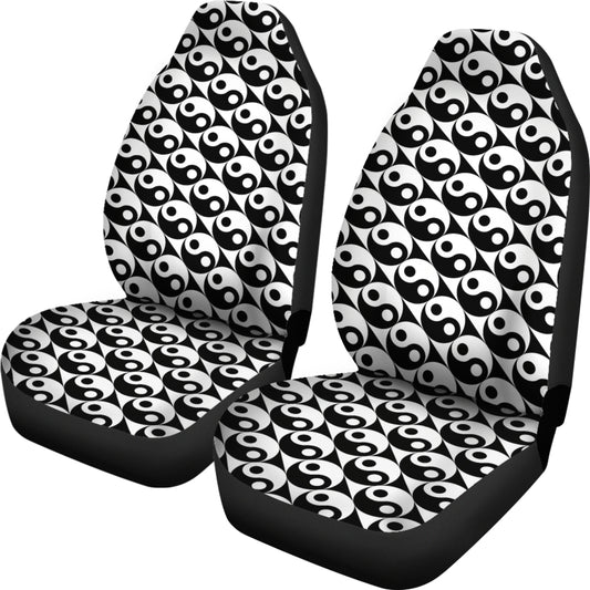 Yin Yang Print Design LKS304 Car Seat Covers