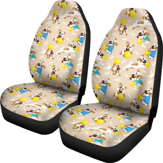 Russell Terriers Cute Print Design LKS304 Car Seat Covers