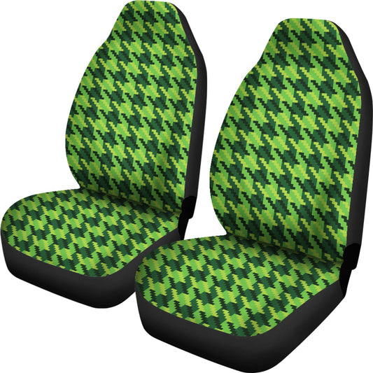 St Patricks Day Houndstooth Pattern Print LKS301 Car Seat Covers