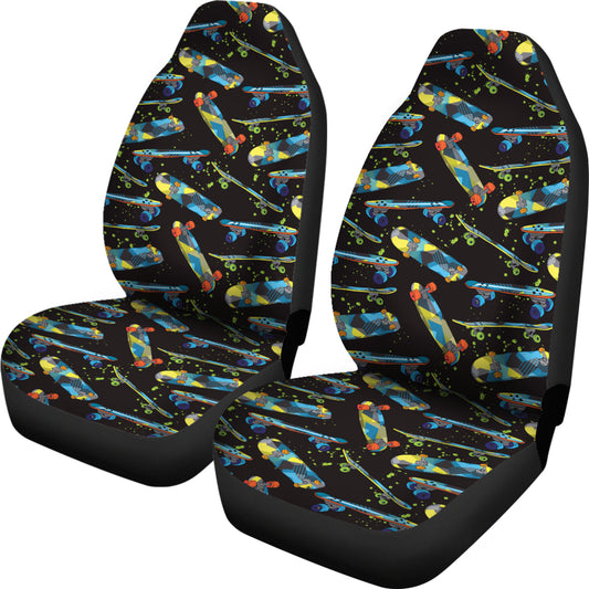 Skateboard Print Design LKS305 Car Seat Covers