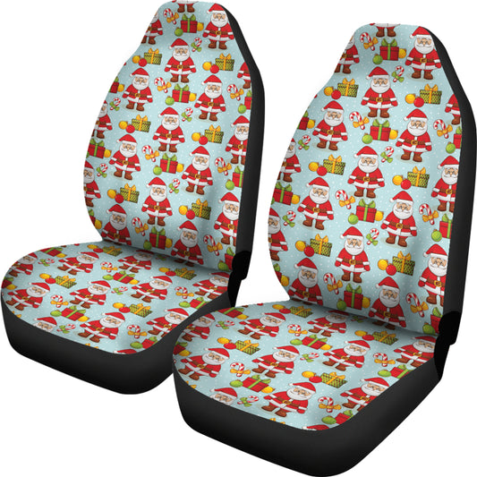 Santa Christmas Themed Print Design LKS303 Car Seat Covers