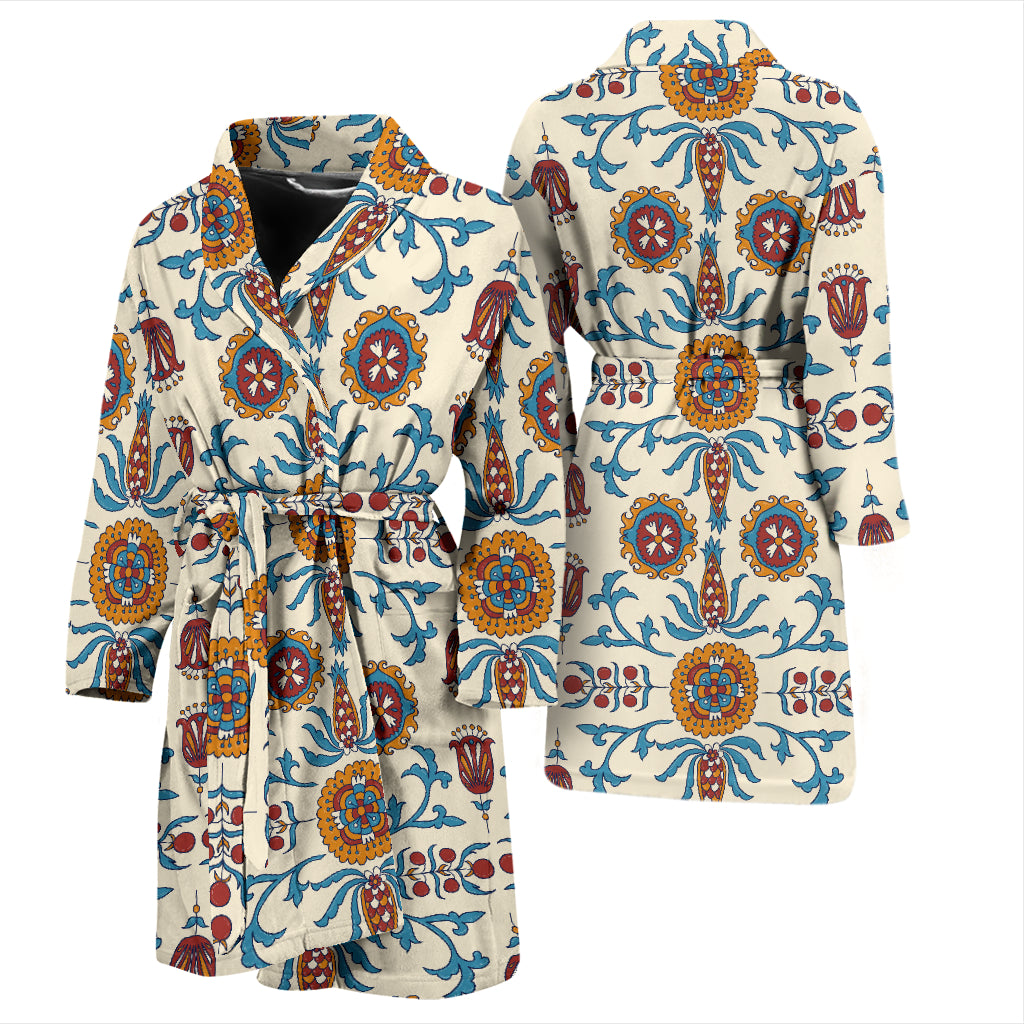 Suzani Print Design LKS301 Men Bathrobe