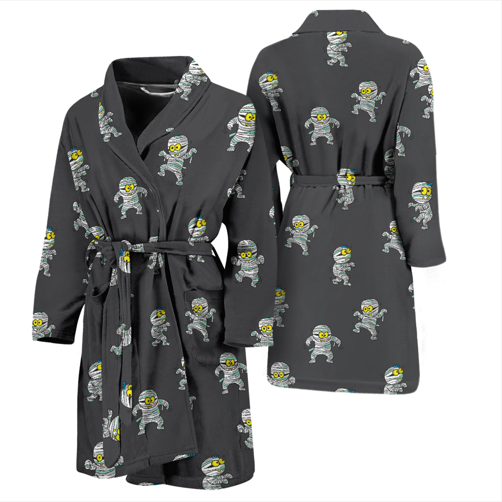 Mummy Print Design LKS305 Men Bathrobe