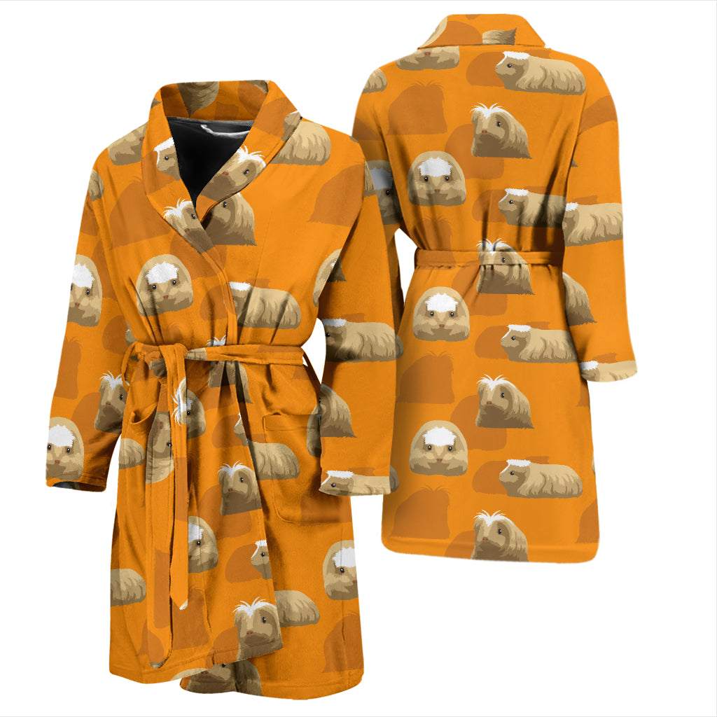 Guinea Pig Print Design LKS403 Men Bathrobe