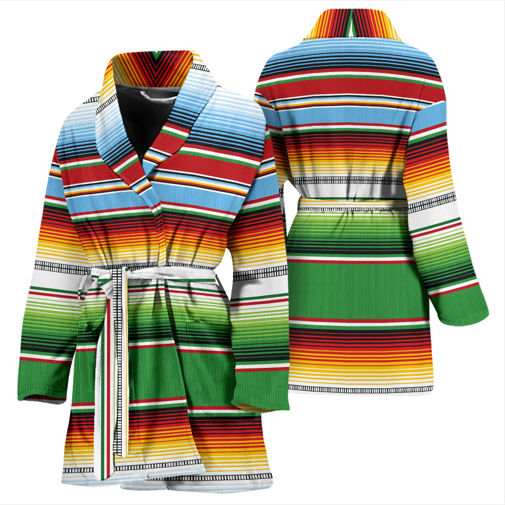 Serape Print Design LKS302 Women Bathrobe
