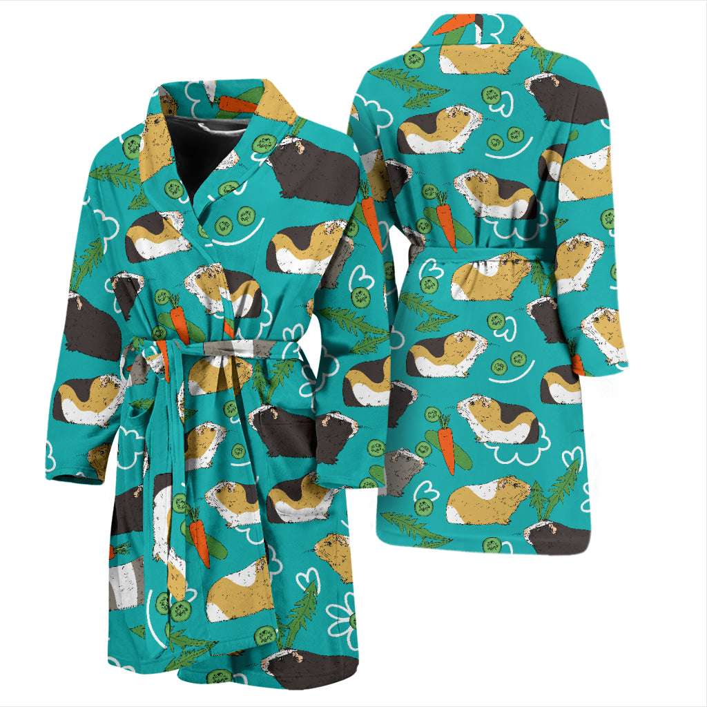 Guinea Pig Print Design LKS402 Men Bathrobe