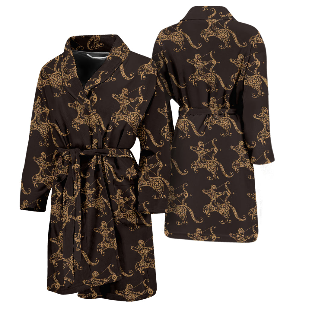 Sagittarius Print Design LKS301 Men Bathrobe