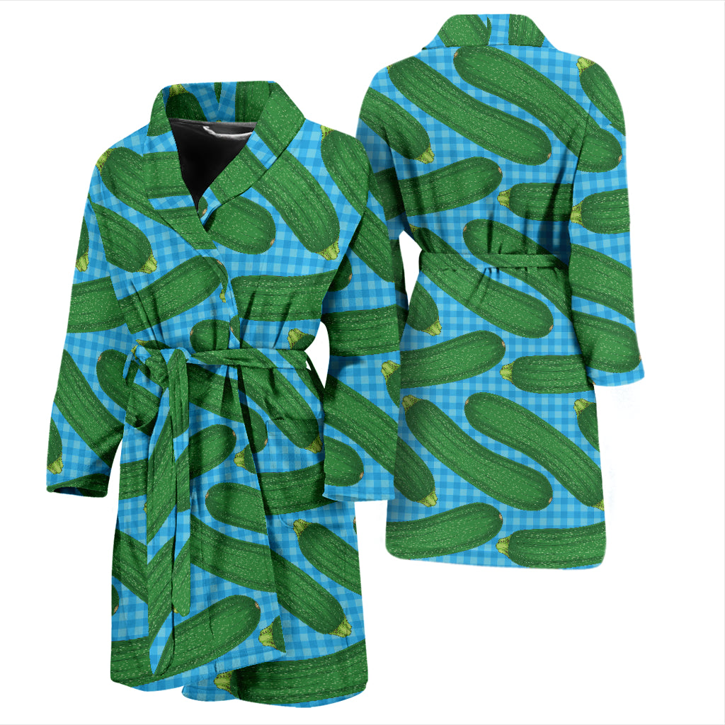 Zucchini Print Design LKS301 Men Bathrobe