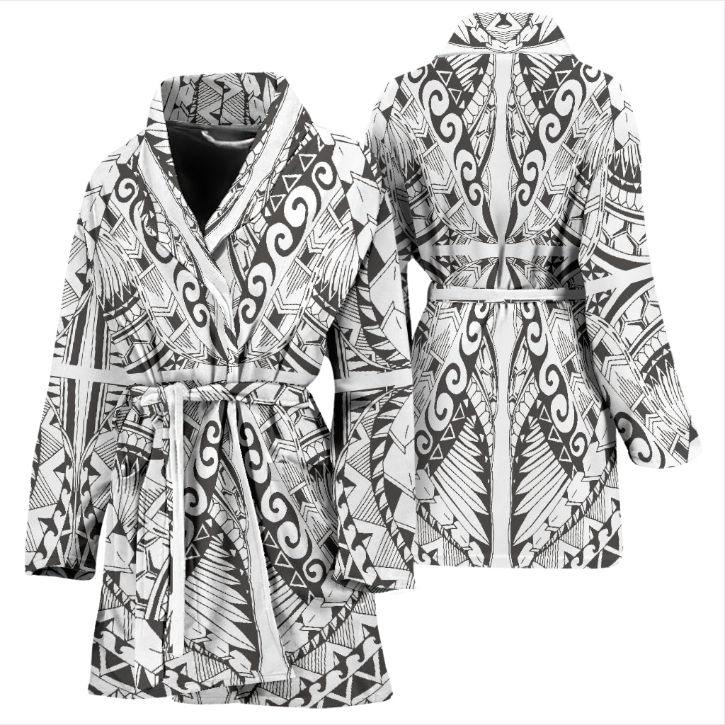 Samoan Style Print Design LKS301 Women Bathrobe