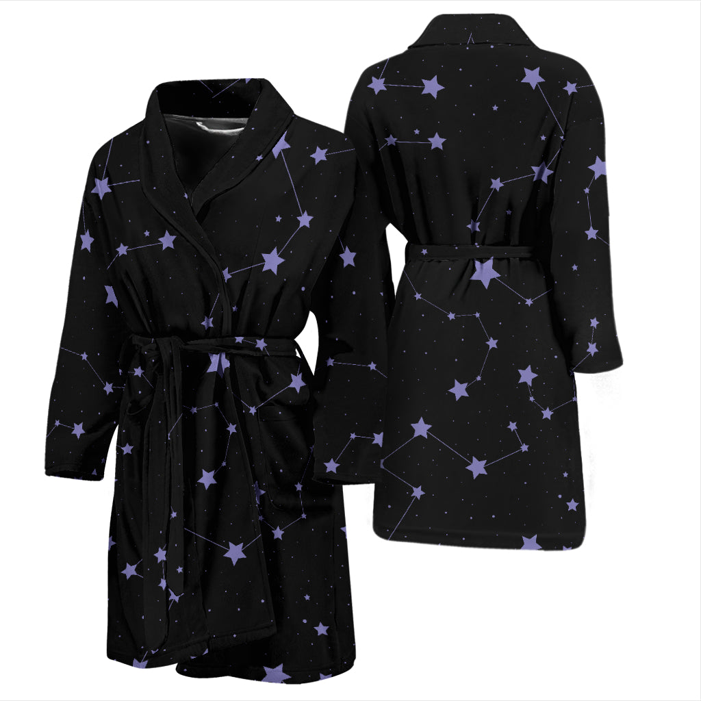 Star Print Design LKS303 Men Bathrobe
