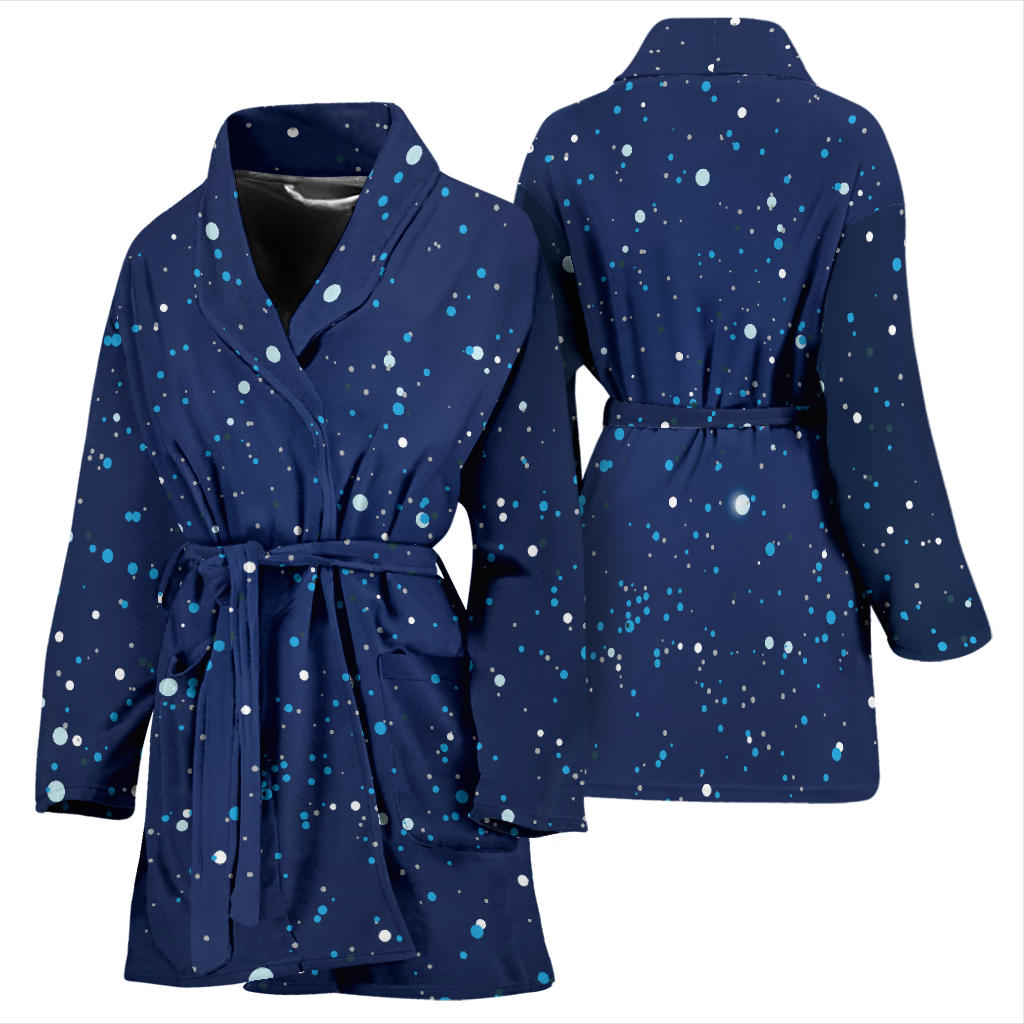 Night sky Pattern Print Design A03 Women Bathrobe