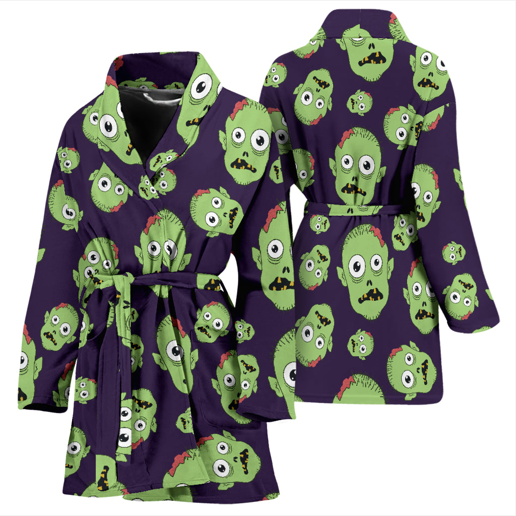 Zombie Print Design LKS303 Women Bathrobe