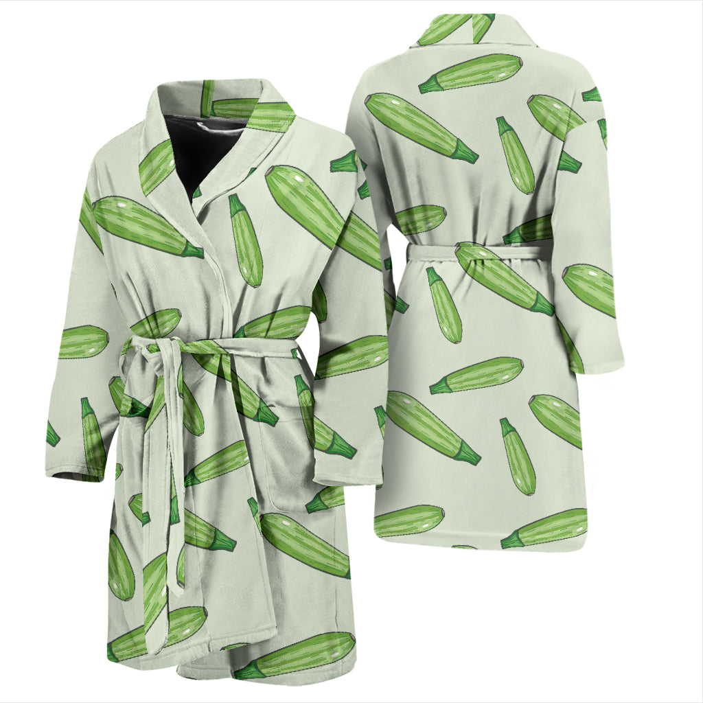 Zucchini Print Design LKS302 Men Bathrobe