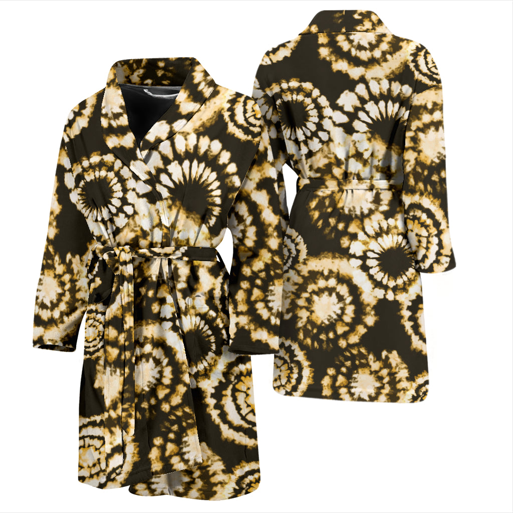 Tie Dye Print Design LKS307 Men Bathrobe