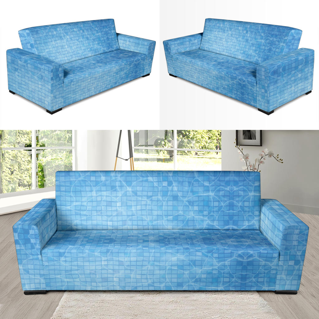 Swimming Pool Print Design LKS302 Sofa Slipcover