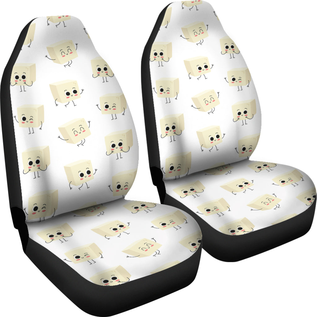 Tofu Print Design LKS301 Car Seat Covers