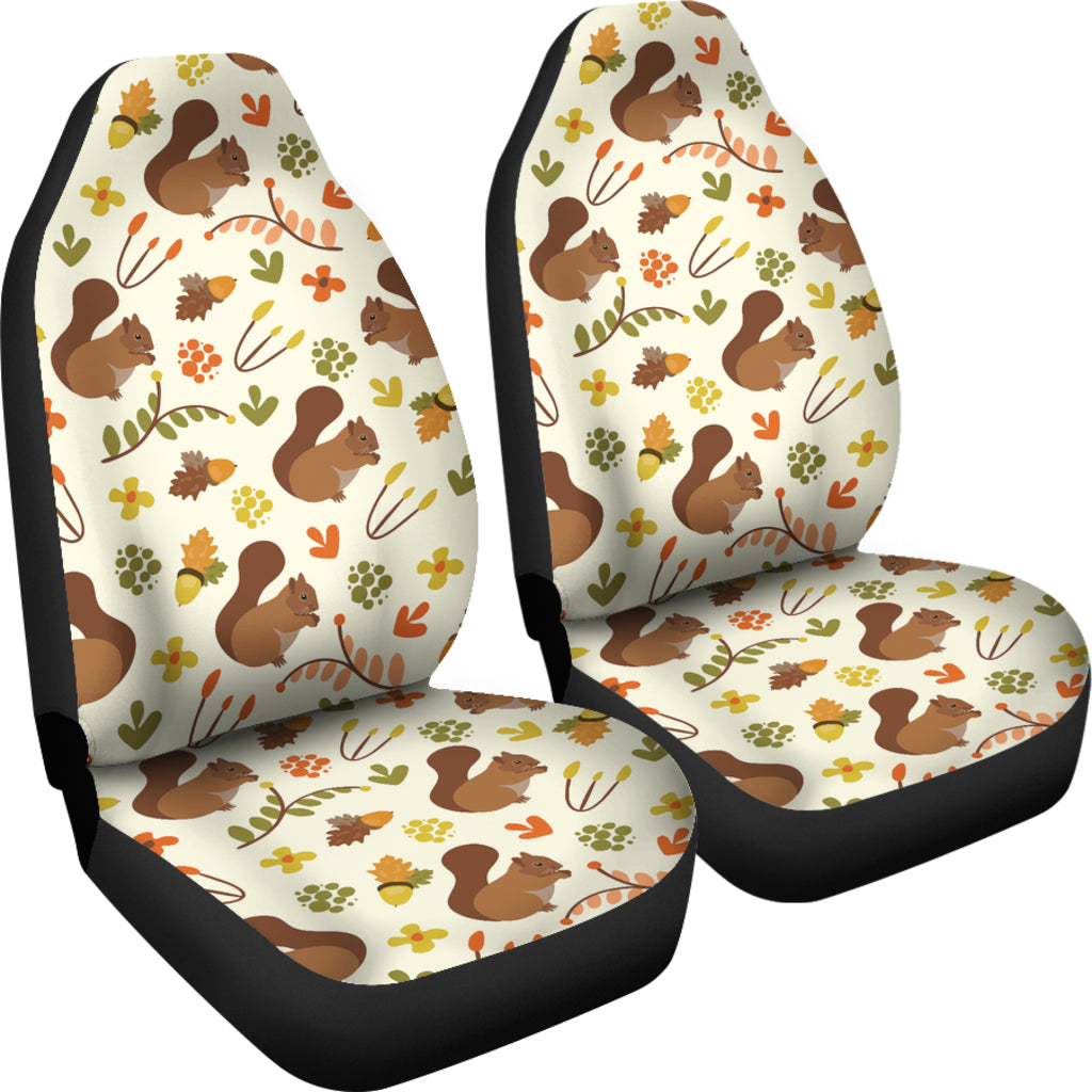 Squirrel Print Design LKS3010 Car Seat Covers