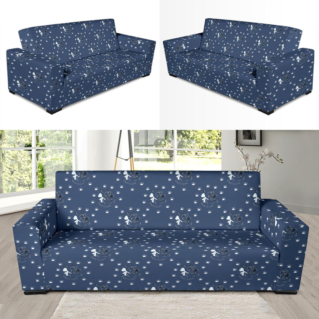 Scottish Terriers Print Design LKS307 Sofa Slipcover