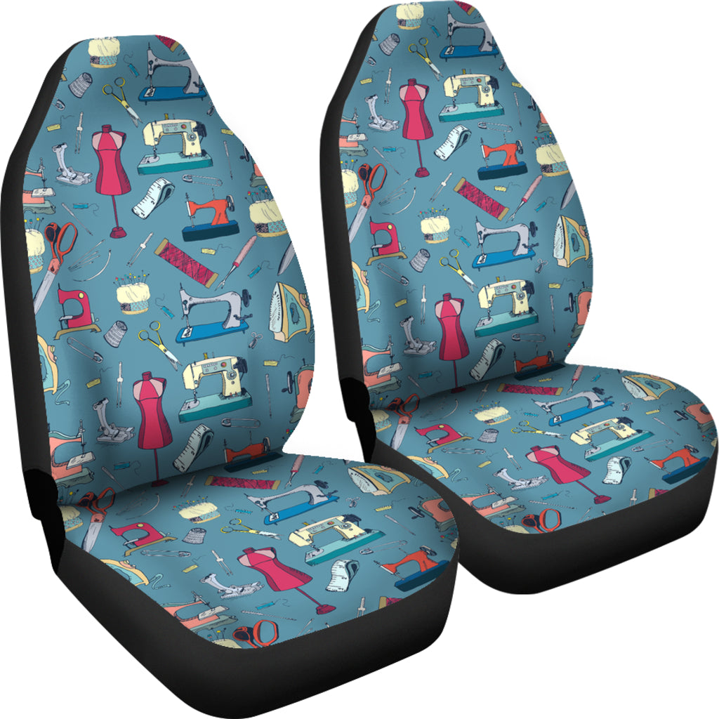 Sewing Equipment Print Design LKS301 Car Seat Covers
