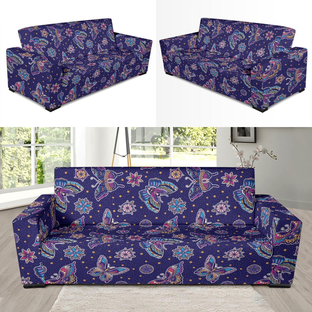 Butterfly Print Design LKS303 Sofa Slipcover