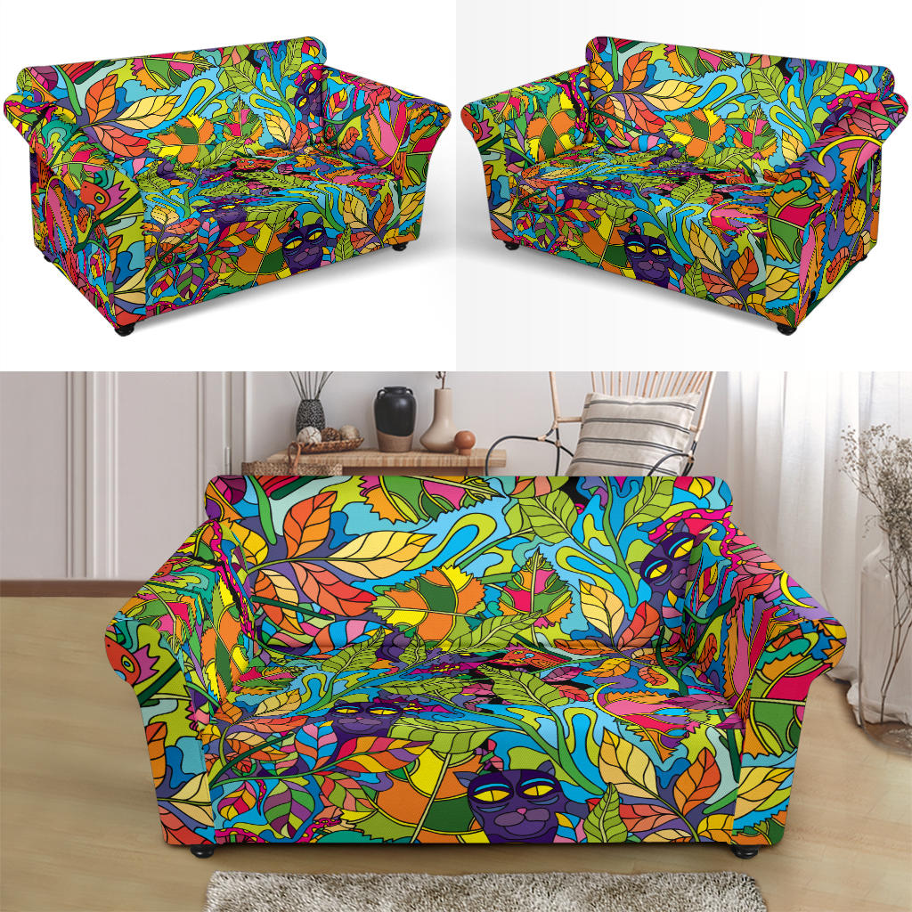 Trippy Print Design LKS301 Loveseat Couch Slipcover