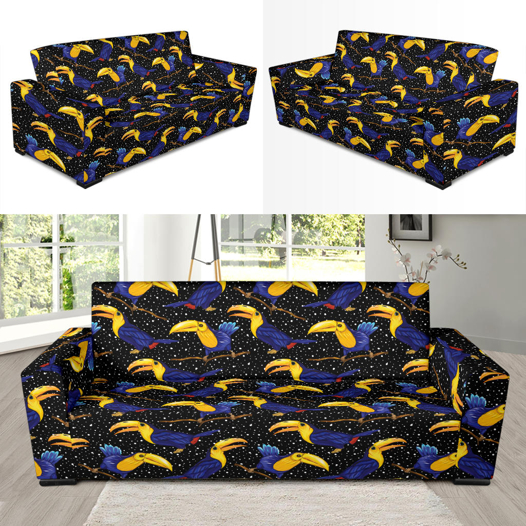 Toucan Print Design LKS307 Sofa Slipcover
