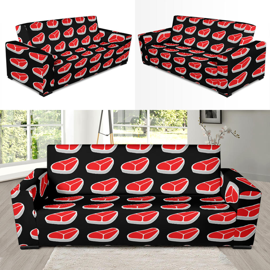 Steak Print Design LKS303 Sofa Slipcover