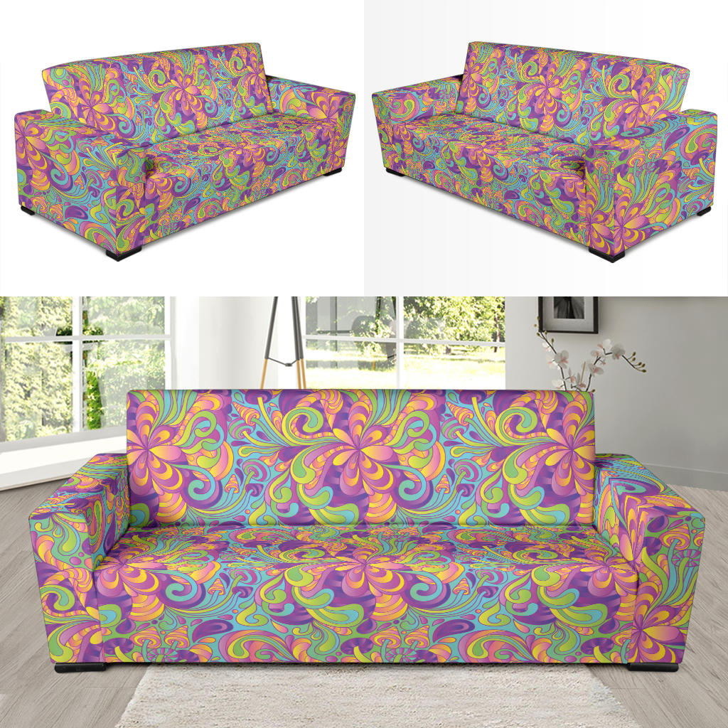 Trippy Print Design LKS306 Sofa Slipcover