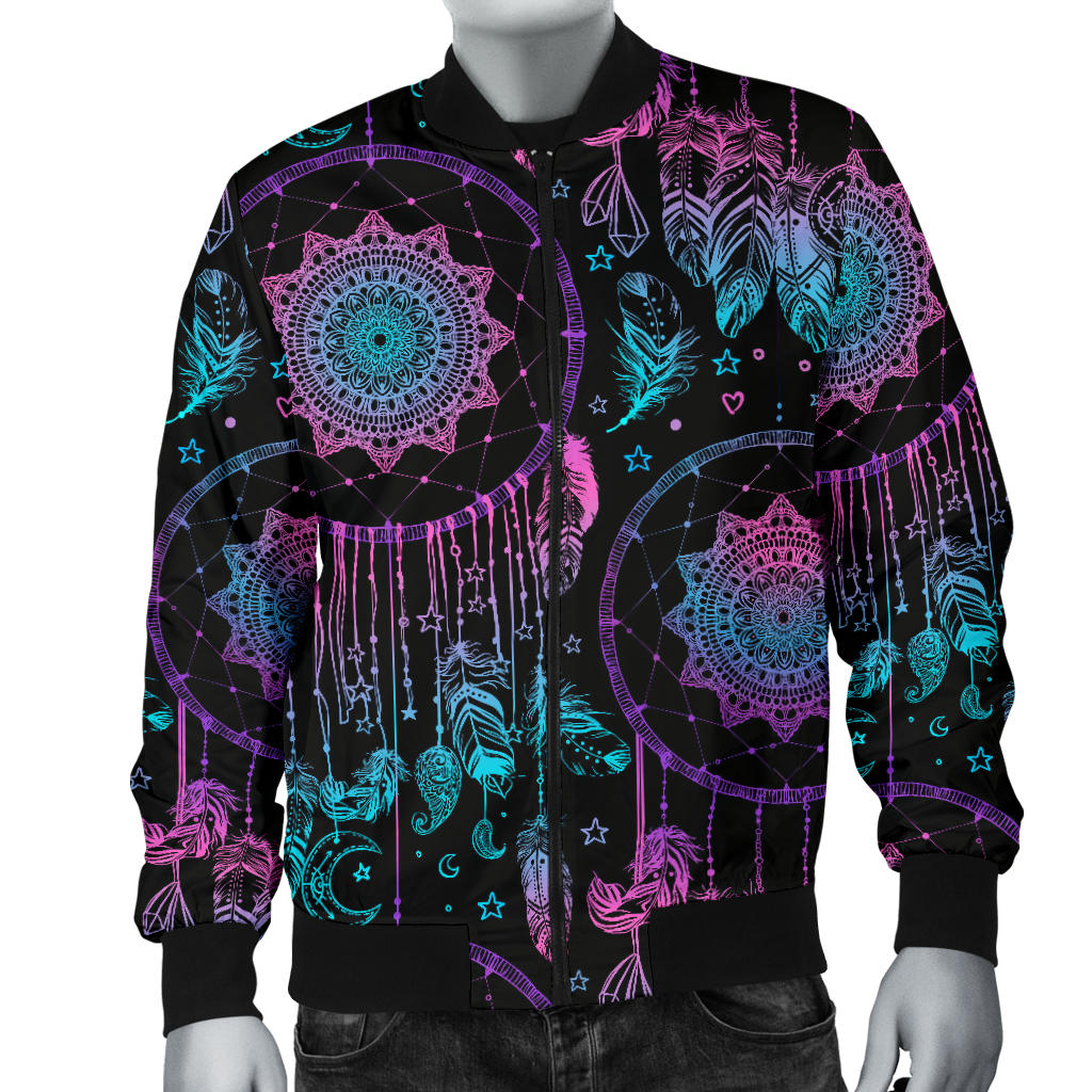 Dream catcher boho mandala Men Bomber Jacket