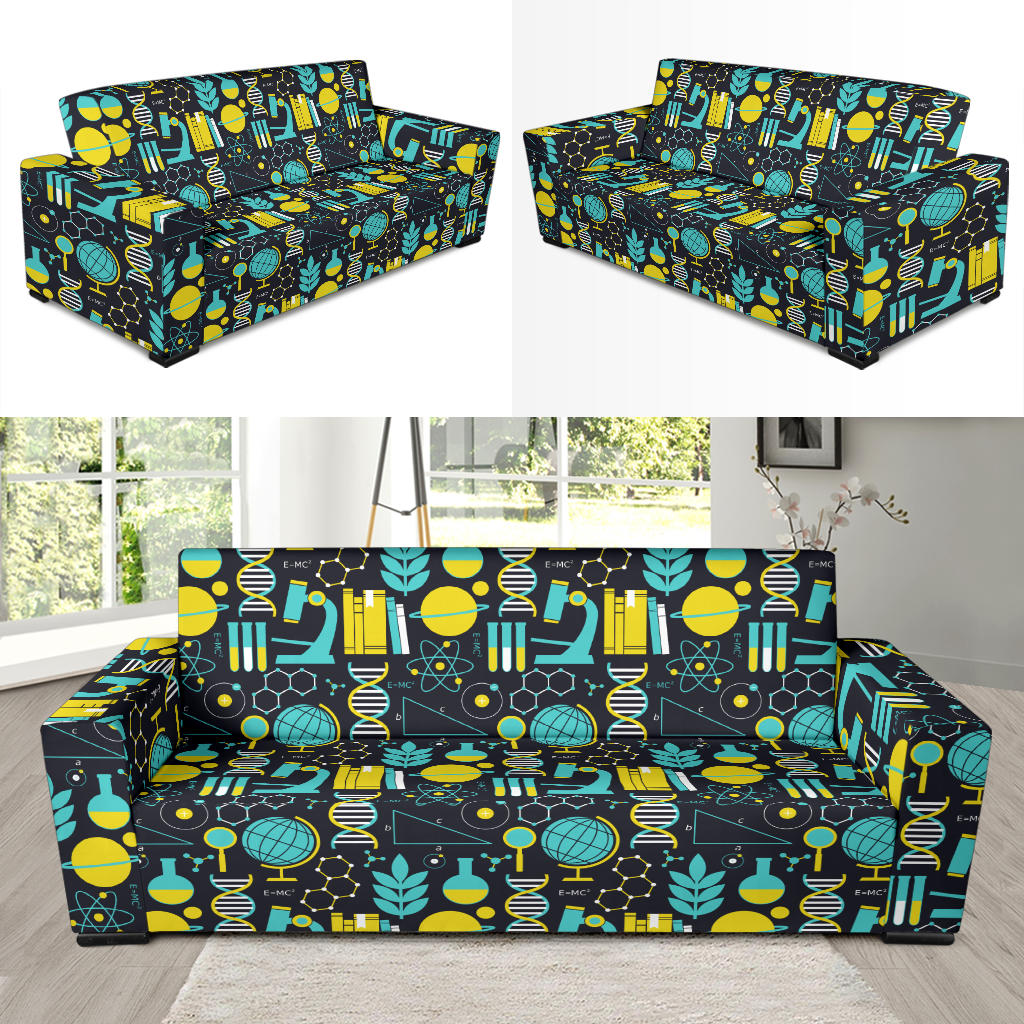 Science Print Design LKS301 Sofa Slipcover