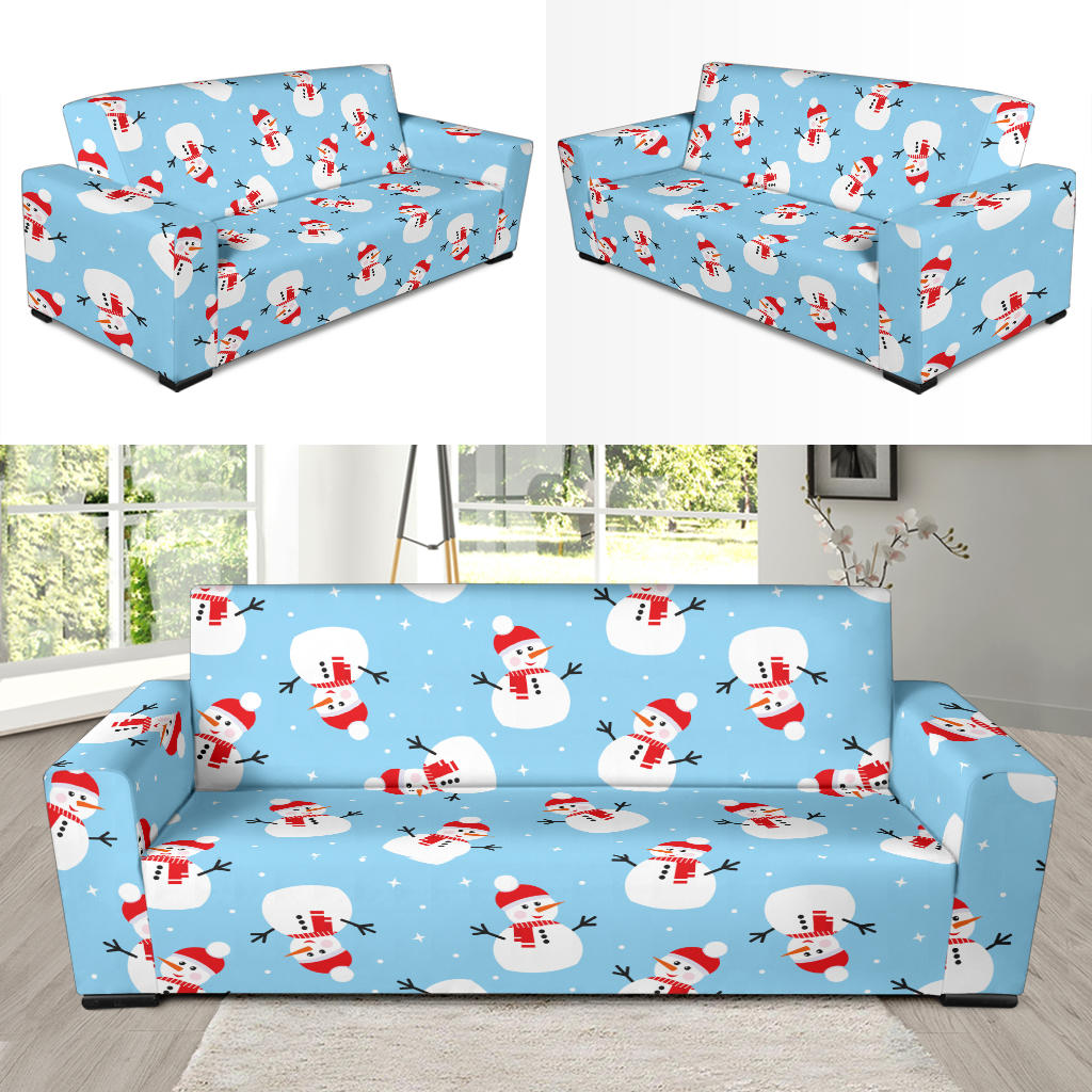 Snowman Print Design LKS305 Sofa Slipcover