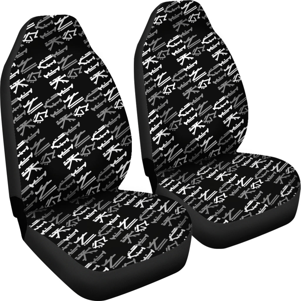 Vikings Print Design LKS306 Car Seat Covers