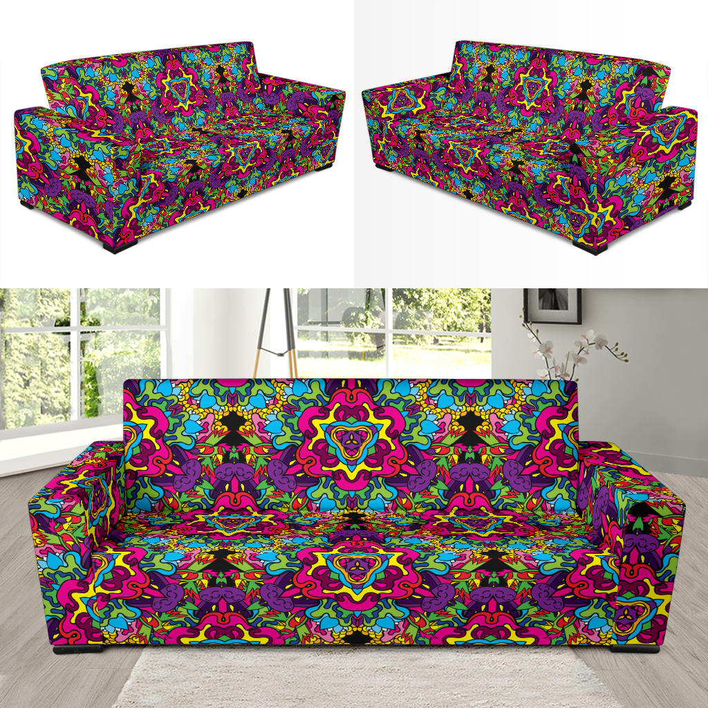 Trippy Print Design LKS303 Sofa Slipcover