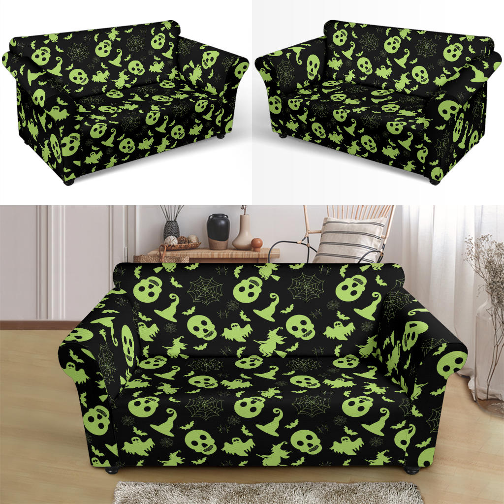 Witch Halloween Print Design LKS306 Loveseat Couch Slipcover