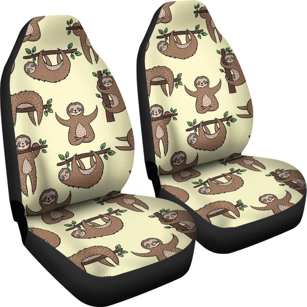 Sloth Print Design LKS3010 Car Seat Covers