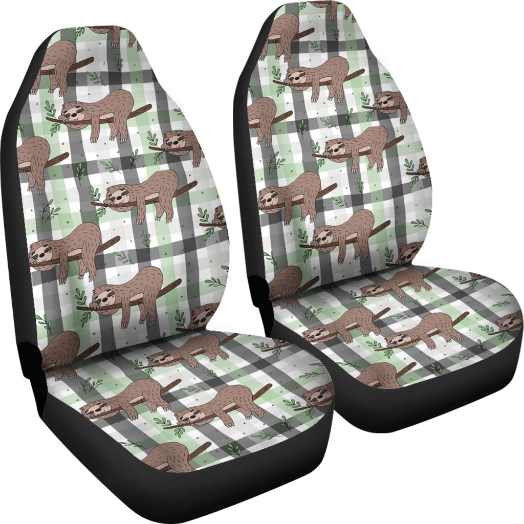 Sloth Print Design LKS301 Car Seat Covers