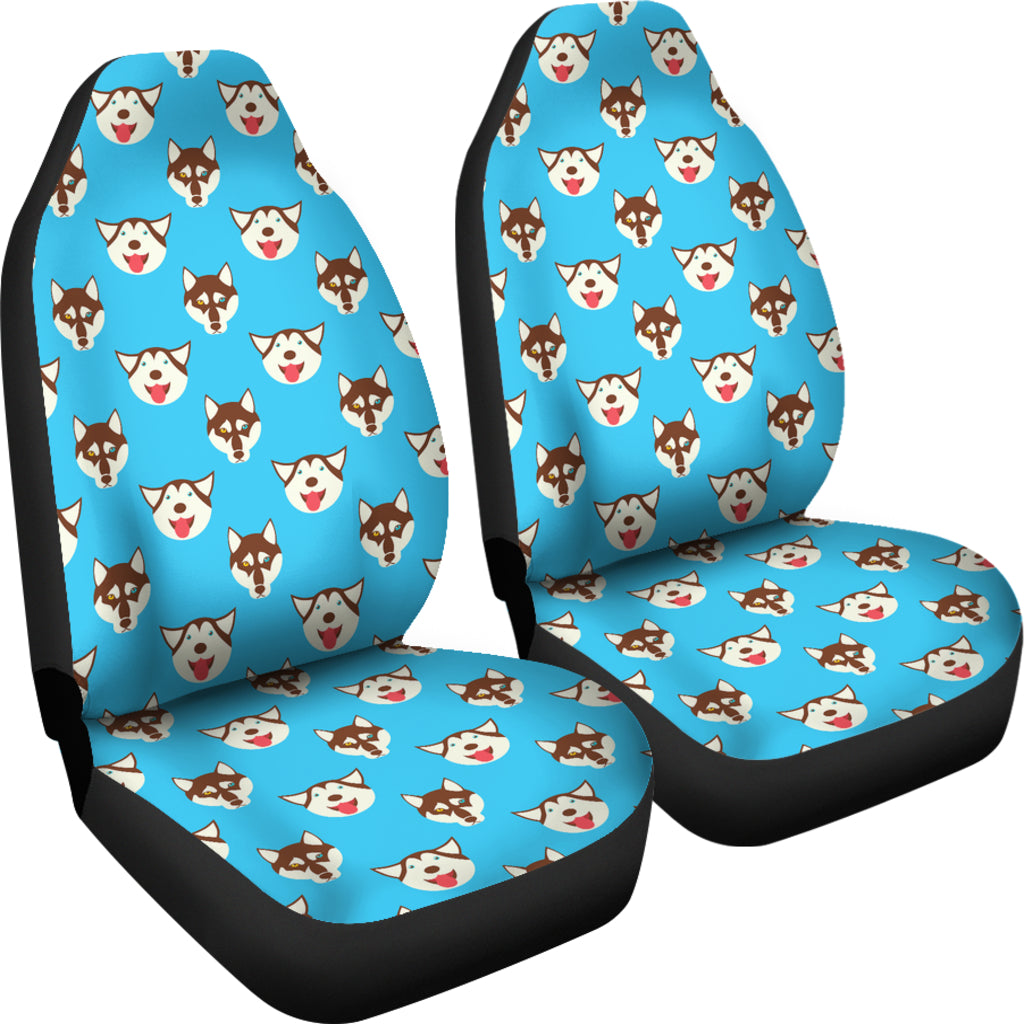Siberian Huskies Print Design LKS306 Car Seat Covers