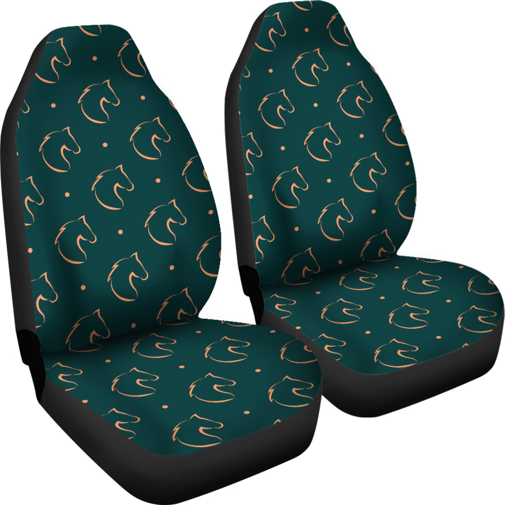 Horse Head Print Design LKS302 Car Seat Covers