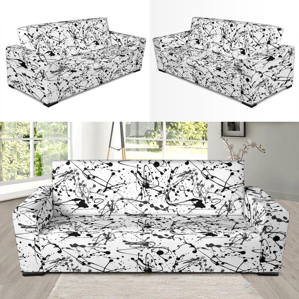 Splatter Print Design LKS305 Sofa Slipcover