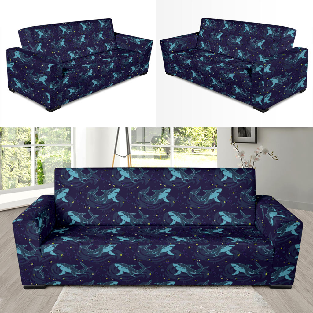Shark Print Design LKS306 Sofa Slipcover
